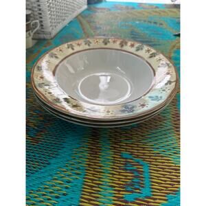 VINTAGE 90's SASAKI BEAUX BY PAULA ZANGER -3 SOUP BOWLS